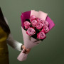 9 фиолетовых роз